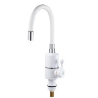 Проточный водонагреватель Zerix ELW06-F-WHITE 3,3 kW силиконовый излив, на мойку (ZX5857)