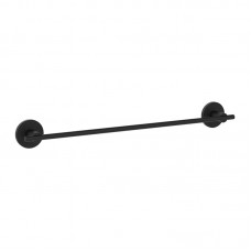 Тримач для рушника одинарний Zerix Delux M1301A Black (465 мм) (ZX4649)