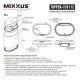 Відро для сміття сенсорне овальне Mixxus Premium Topper-TC0112 White 12л колір білий (MI7082)