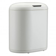 Відро для сміття сенсорне овальне Mixxus Premium Topper-TC0112 White 12л колір білий (MI7082)