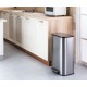 Відро для сміття з плавним закриттям прямокутне Mixxus Cubic-TC0112 SS Color 12л колір нержавійка (