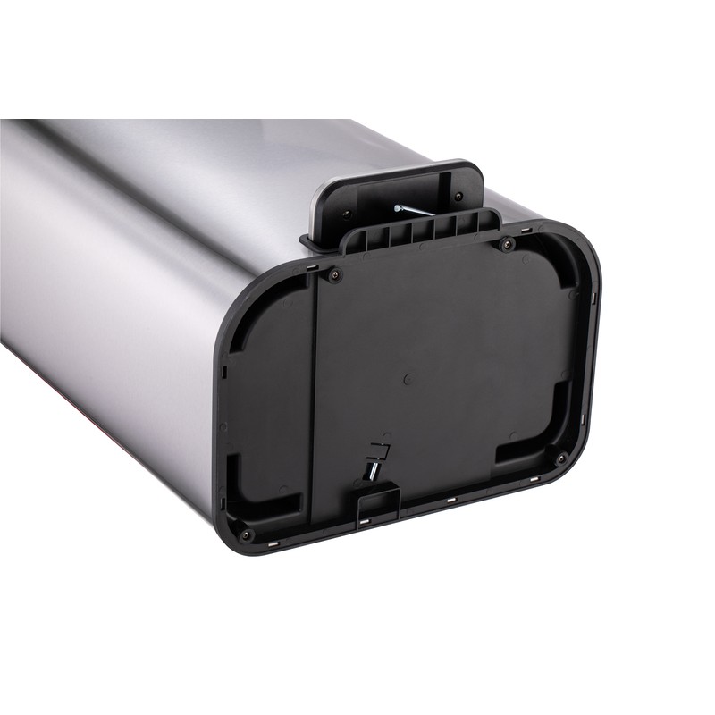 Відро для сміття з плавним закриттям прямокутне Mixxus Cubic-TC0105 SS Color 5л колір наржавійка (M