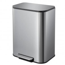 Відро для сміття з плавним закриттям прямокутне Mixxus Cubic-TC0105 SS Color 5л колір наржавійка (M