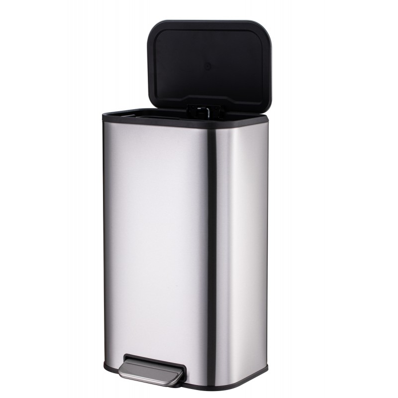 Відро для сміття з плавним закриттям прямокутне Mixxus Cubic-TC0105 SS Color 5л колір наржавійка (M