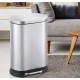Відро для сміття з плавним закриттям овальне Mixxus Premium Strong-TC0120 SS Color 20л колір наржав