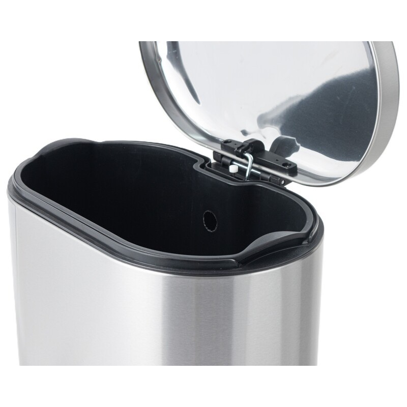 Відро для сміття з плавним закриттям овальне Mixxus Premium Strong-TC0120 SS Color 20л колір наржав