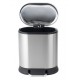 Відро для сміття з плавним закриттям овальне Mixxus Premium Strong-TC0120 SS Color 20л колір наржав