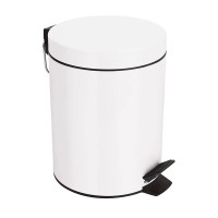 Мусорное ведро 40 литров Zerix Strong MB0140 White (ZX4634)