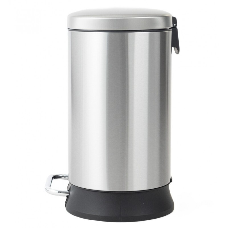 Відро для сміття з плавним закриттям овальне Mixxus Premium Strong-TC0105 SS Color 5л колір наржаві