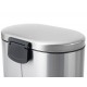 Відро для сміття з плавним закриттям овальне Mixxus Premium Strong-TC0105 SS Color 5л колір наржаві