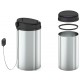 Відро для сміття сенсорне кругле Mixxus Premium Ellipse-TC0109 Chrome-Black 9л (хром-чорне) (MI7083