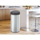 Відро для сміття сенсорне кругле Mixxus Premium Ellipse-TC0109 Chrome-Black 9л (хром-чорне) (MI7083