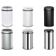 Відро для сміття сенсорне кругле Mixxus Premium Ellipse-TC0109 Chrome-Black 9л (хром-чорне) (MI7083