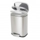 Відро для сміття з плавним закриттям прямокутне Mixxus Bevel-TC0105 SS Color 5л колір наржавійка (M