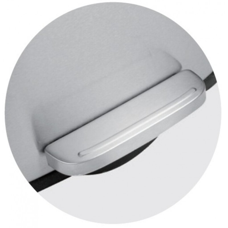 Відро для сміття з плавним закриттям прямокутне Mixxus Bevel-TC0105 SS Color 5л колір наржавійка (M