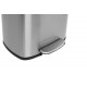 Відро для сміття з плавним закриттям прямокутне Mixxus Bevel-TC0105 SS Color 5л колір наржавійка (M