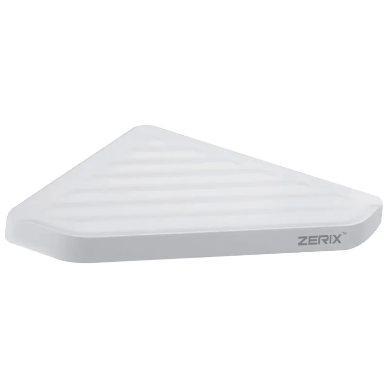 Полиця у ванну кутова пластик Zerix A8021 (ZX2815)