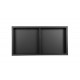 Полиця для ванної кімнати Mixxus Premium Niche-0103 Black (MI6682)