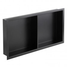 Полиця для ванної кімнати Mixxus Premium Niche-0103 Black (MI6682)