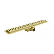 Душовий трап з нержавіючої сталі SUS304 Koer FD35-70x500-Brushed Gold (AC0716)