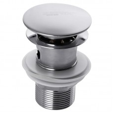 Донний клапан з переливом (кнопка) Zerix LR65-2 (ZX2638)