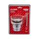 Донний клапан для умивальника Koer PW-01-01 1 1/4'' (кнопка) (Колір хром) (KR3400)