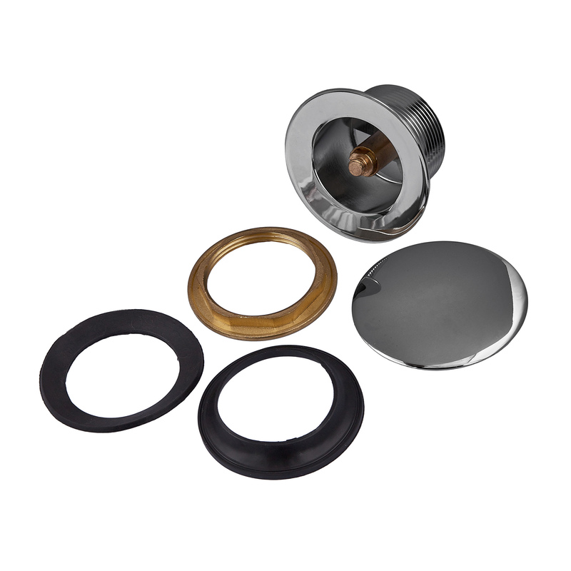 Донний клапан для ванної Koer PW-05-01 1 1/2'' (кнопка) (Колір хром) (KR3406)