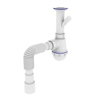 Сифон для кухні Zerix SK-01-B 1 1/2