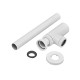 Сифон для умивальника Koer BT-01-03 1 1/4'' (Білий) (KR3409)