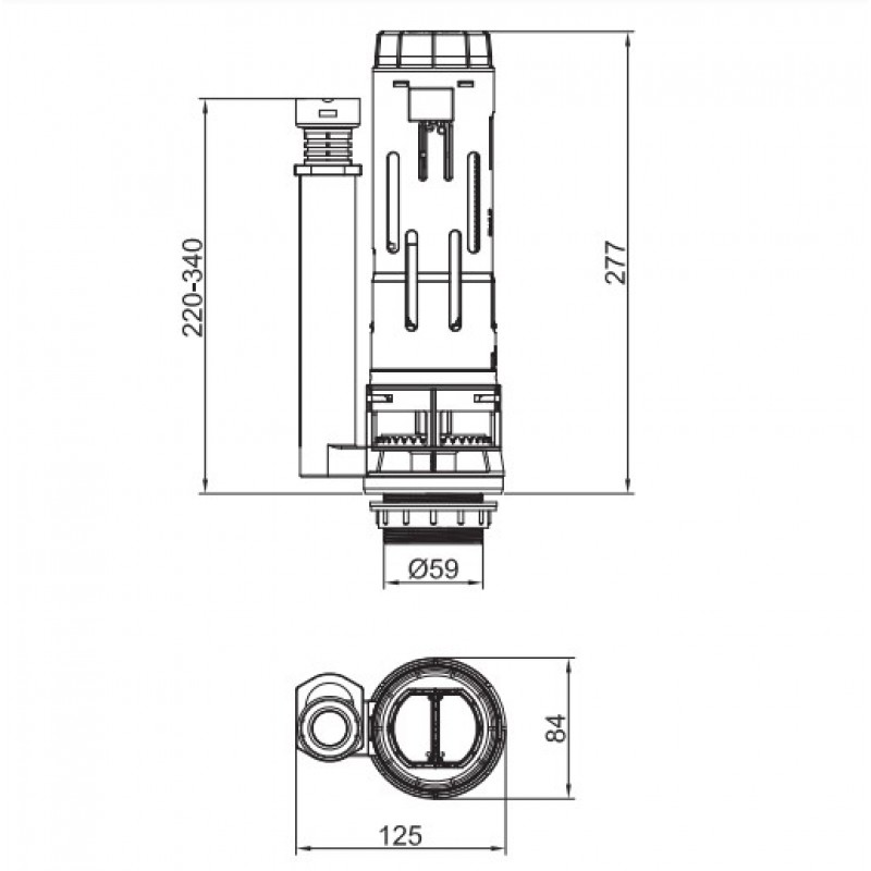 Комплект арматури Koer KT-0303-1/2