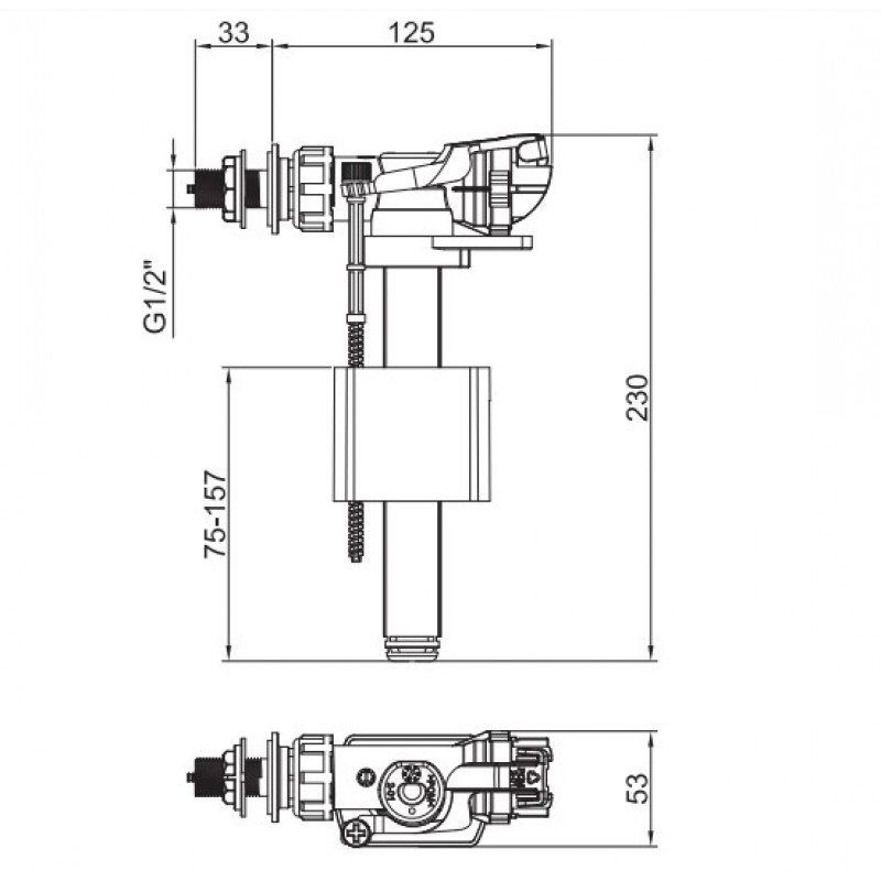 Комплект арматури Koer KT-0303-1/2