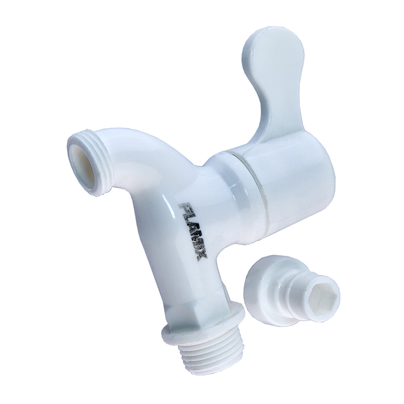Кран для холодної води PVC (White) Plamix PVS-1/2