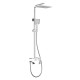 Душова колона KOER KB-56007-04 зі змішувачем, 3 функції (Колір хром+білий) (KR5159)