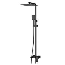 Душова колона із змішувачем водоспад Koer KB-58007-05 (Колір чорний) (KR3463)