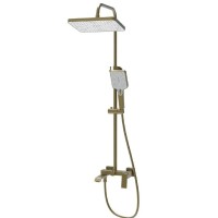 Душова колона зі змішувачем HAIBA GAUDI 009-J BRUSHED GOLD (HB9584)