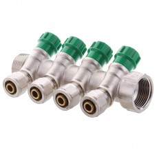 Колектор вентильний з фитингом Koer KR.1124-4 1