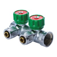 Колектор вентильний з фитингом KOER KR.1121-2 3/4