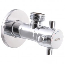 Кран для підключення сантехприладів Koer 1/2x1/2 (KR.517) (KR0108)