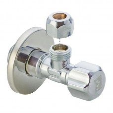 Кран вентильний Koer 1/2x3/8 з накидною гайкою (KR.510) (KR0147)