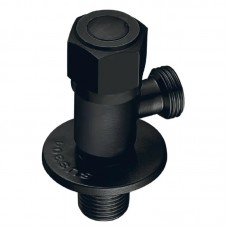 Кран для підключення сантехприладів Mixxus VAL-06-1/2x1/2 Black з нерж.ст.SUS304(чорн.) (MI6058)