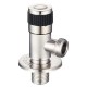 Кран для підключення сантехприладів MIXXUS VAL-04-1/2x1/2 з нерж. сталі SUS304 (MI6026)