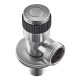 Кран для підключення сантехприладів Mixxus VAL-05-1/2x3/4 з нерж. сталі SUS304 (MI6027)