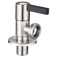 Кран для подключения сантехприборов Zerix VAL-12-1/2x3/4 из нерж.стали SUS304 (ZX5105)