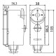 Термостат механічний накладний Koer KR.1351 (0…+90*C) (KP2776)