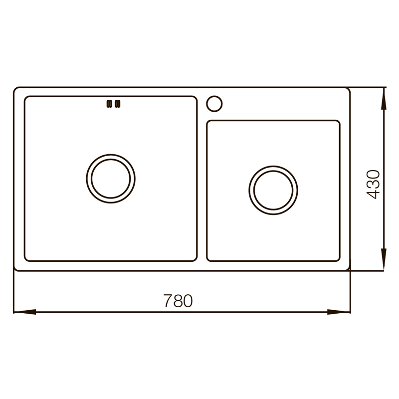 Мийка Mixxus MX7843-220x1.0-Satin (MX0564)