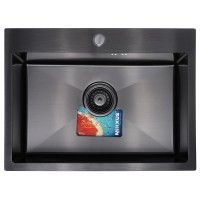 Мойка Mixxus Черная MX5843-200x1.0-PVD (MX0576)