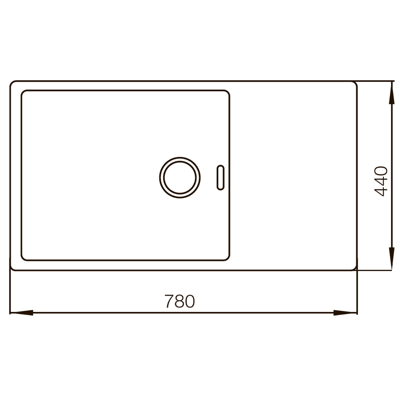 Мийка Mixxus MX7844-200x1.2-Satin (MX0560)