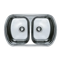 Мойка кухонная Haiba 80x49 Double (polish) (HB0573)