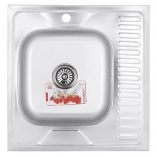 Мийка кухонна Zerix Z6060L-06-160E (Satin) (ZM0568)