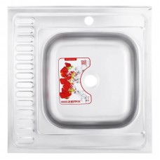 Мийка кухонна Zerix Z6060R-06-160MD (micro decor) (ZS0589)